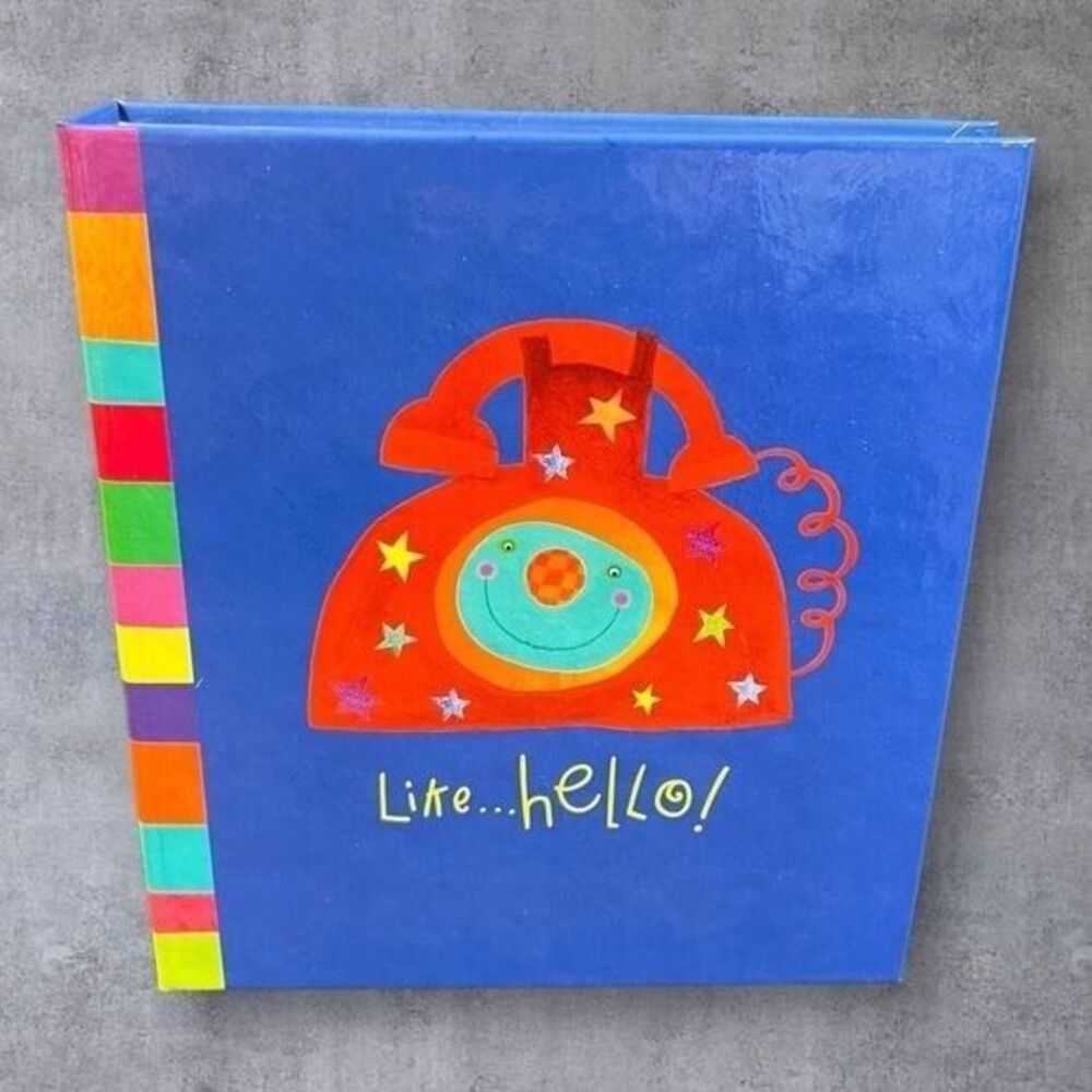 Hallmark "Like...Hello!" Fun Face Refillable Address Book